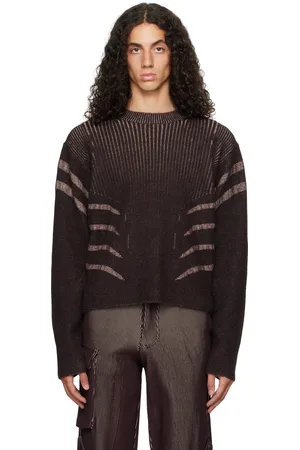 Charlie Constantinou Brown Plated Sweater