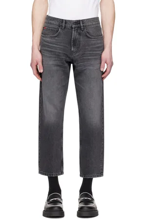 HUGO BOSS Gray Loose-Fit Jeans