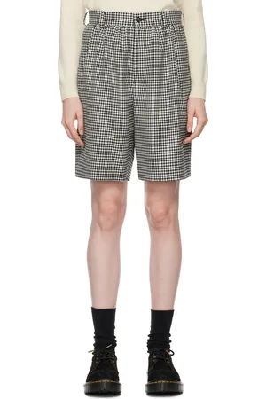 Comme des Garçons Black & White Gingham Check Shorts