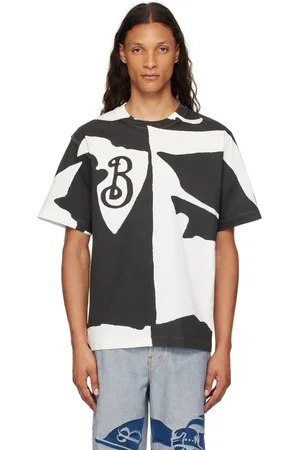 Burberry Black & White Organic Cotton T-Shirt