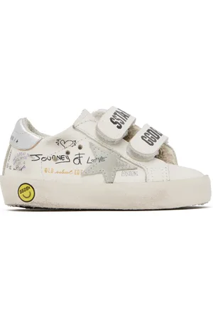Golden Goose Baby White Old School Sneakers