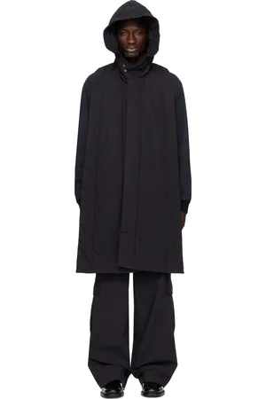 DRIES VAN NOTEN Navy Hooded Cotton Vest