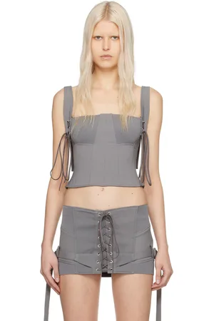 KNWLS Gray Lethal Camisole