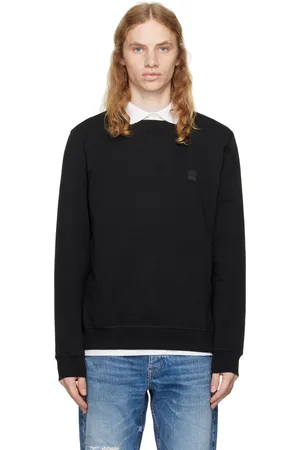 HUGO BOSS Black Logo Patch Sweatshirt