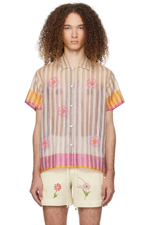 HARAGO Multicolor Beaded Shirt