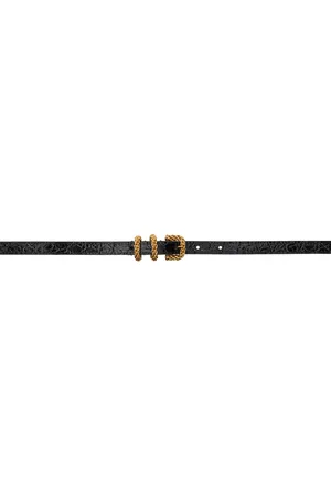 By Far Black Kat Circular Belt