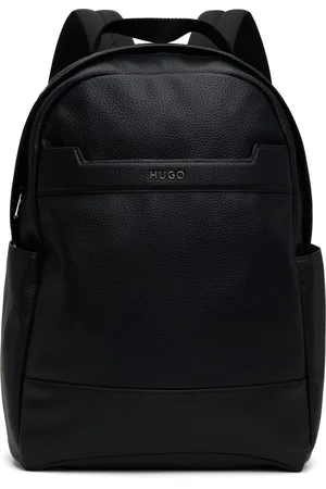 HUGO BOSS Black Grained Texture Backpack