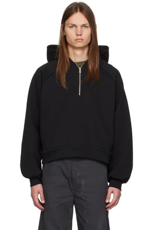 Seventh Black Half-Zip Hoodie