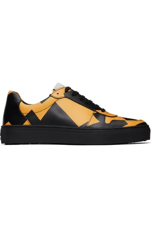 Vivienne Westwood Black & Yellow Classic Sneakers