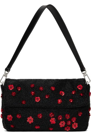 Staud Black & Red Timmy Bag