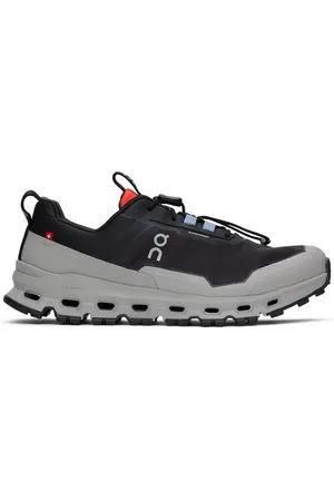 On Running Kids Black & Gray Cloudhero Waterproof Big Kids Sneakers