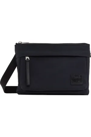 Paul Smith Navy Cotton-Blend Crossbody Bag