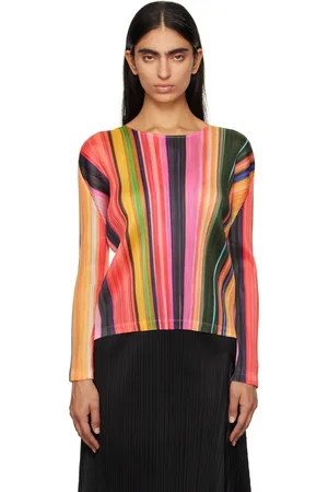 PLEATS PLEASE ISSEY MIYAKE Multicolor Warp Sweater