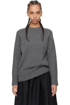 Fax Copy Express Gray Crewneck Sweater