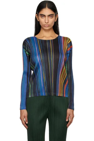 PLEATS PLEASE ISSEY MIYAKE Multicolor Warp Sweater