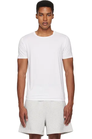 SKIMS Three-Pack White Stretch T-shirts