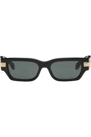VERSACE Black Classic Top Sunglasses