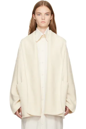 Lauren Manoogian Off-White Manta Coat
