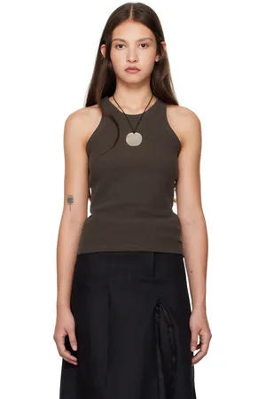 mfpen Brown Leisure Tank Top