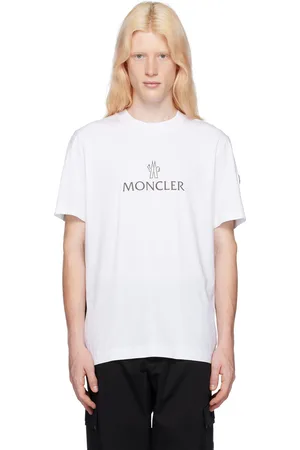 Moncler White Bonded T-Shirt