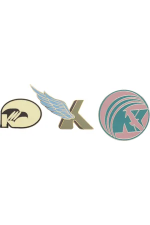 Kiko Kostadinov Multicolor Ali Brooch Set