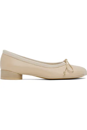 Maison Margiela Beige Anatomic Classic Ballerina Flats