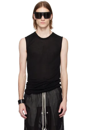 Rick Owens Black Hollywood Tank Top