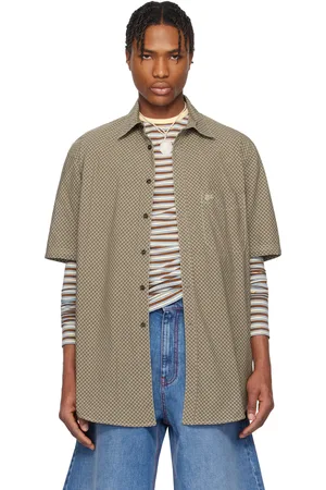 ERL Mini Plaid Short Sleeve Shirt
