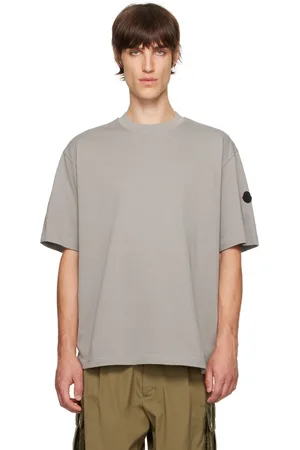 Moncler Gray Logo Patch T-shirt