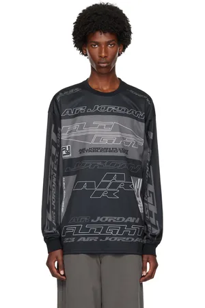 Nike Black Printed Long Sleeve T-Shirt