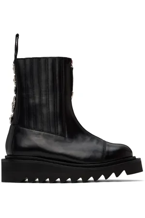 TOGA PULLA SSENSE Exclusive Black Chelsea Boots