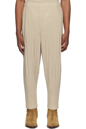 Issey Miyake Beige Color Pleats Trousers