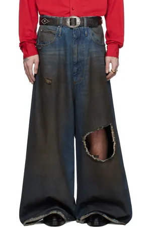 LU’U DAN Blue Dumpster Denim Jeans