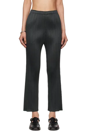 PLEATS PLEASE ISSEY MIYAKE Gray Monthly Colors May Trousers