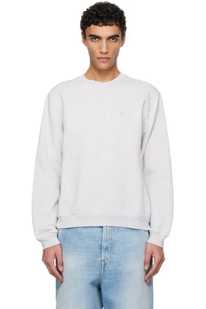 Acne Studios Gray Crew Neck Fleece Sweatshirt