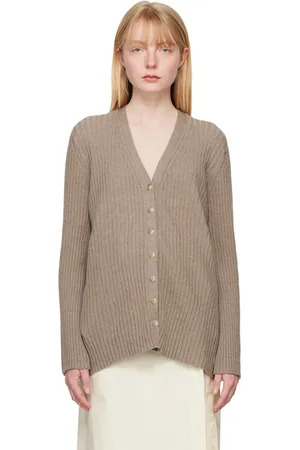Lauren Manoogian Beige Column Cardigan