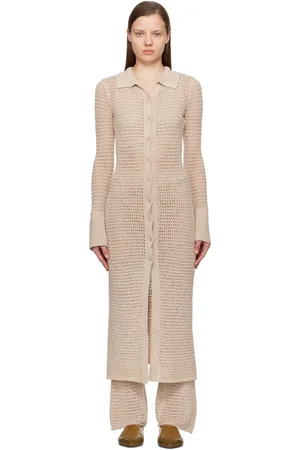 Holzweiler Beige Cenci Midi Dress