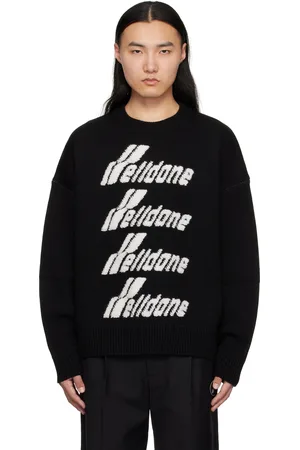 We11 Done Logo Pile Knit Sweater