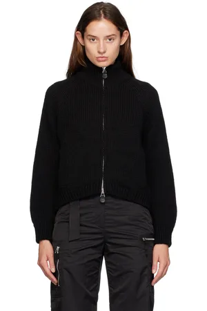 OUR LEGACY Black Ultra Zip Funnel Sweater