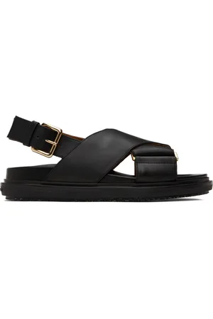 Marni Black Fussbett Sandals