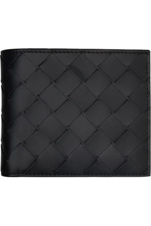 Bottega Veneta Black Bi-Fold Wallet