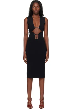 CHRISTOPHER ESBER Bracket Knit Midi Dress