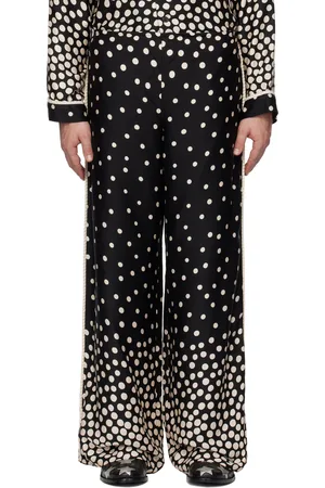 Anna Sui Black Polka Pyjama Pants