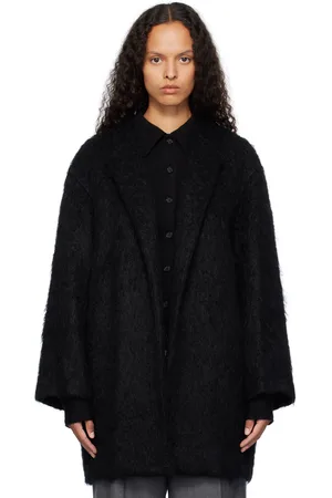 Auralee Brushed Mohair Shaggy Coat