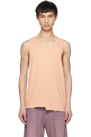 Maison Margiela Beige Spliced Tank Top
