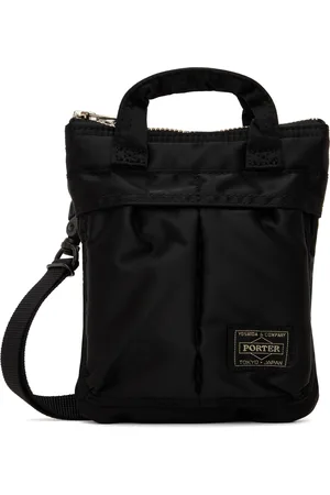 PORTER-YOSHIDA & CO Black Howl Helmet Mini Bag