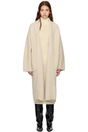 Lauren Manoogian Off-White Double Face Long Coat