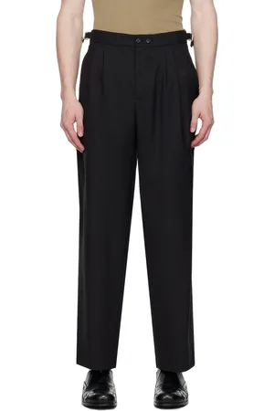 BODE Black Side Tie Trousers