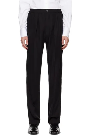 Tom Ford Black Pleated Lounge Pants