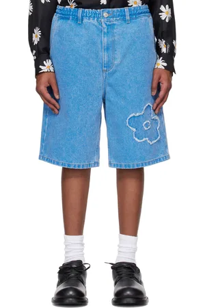 Marni Blue Patch Denim Shorts